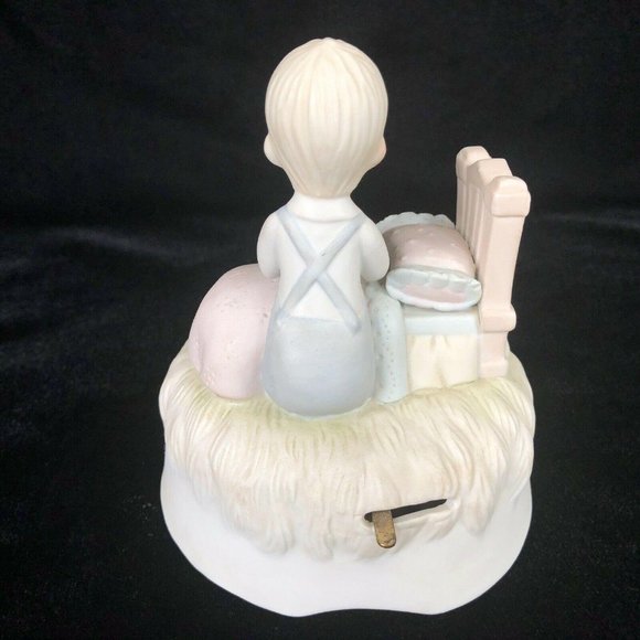VTG Lefton Music Box Plays Jesus Loves Me Boy Pray - Picture 5 of 11
